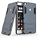 Price comparison product image SsHhUu Xiaomi Mi Max 2 Case, Shock Proof Cover Dual Layer Hybrid Armor Combo Protective Hard Case with Kickstand for Xiaomi Mi Max 2 (6.44") Blue Black