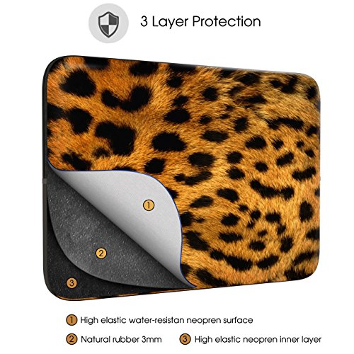 Sidorenko Designer Laptophülle für Laptops mit einer Bildschirmdiagonale von 35,8 cm ( 14-14,2 Zoll ) neopren max. Geräteabmessungen 35,5 cm x 25 cm - 2