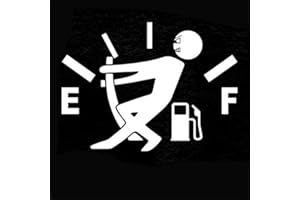 Universal Fuel Cap Decoration Cover, MoreChioce Auto Tank Pointer Sticker Fuel Tank Needle Decoration Cover Car Styling Accessories White