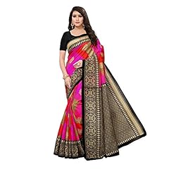 Kanchnar Women's Poly Silk Casual Wear with Blouse