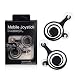 Produktbild Mini Handy Spiel Joystick Touch Bildschirm Gamepad Joypad Tablet Joystick Game Controller, Mini Joystick Spiel Rocker Twin Pack Zubehör für Handy Android oder iOS Handy Pad (links + rechts)