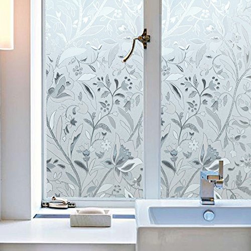 Coavas Fensterfolie Sichtschutzfolie Milchglasfolie Window Film 90x200cm - 3