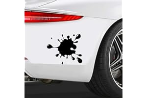 2 pegatinas de vinilo autoadhesivas de 15 x 14 cm, para ventanas de coche, parachoques, portátiles, ventanas, paredes, accesorios para el exterior del coche, #DZ245 (negro)