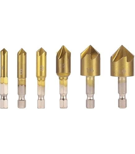 Juego De 4 Avellanadores Manuales Rolson - Para Taladrar Sin Taladro Eléctrico