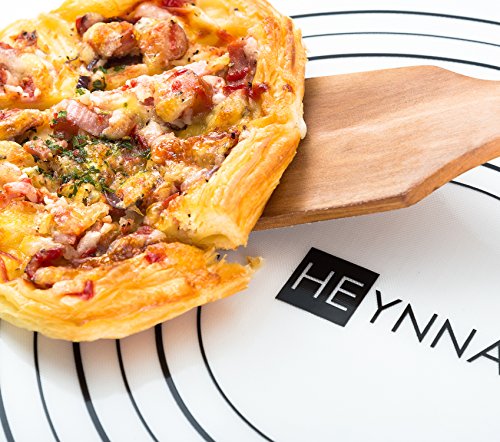 HEYNNA Premium Silikon Backmatte / Rutschfeste Backunterlage 60x40cm – Koch und Back Silikonmatte, Backofenfest, 100% BPA frei - 7