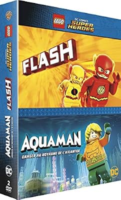 Warner Bros Les Films Lego DC Comics - Aquaman et The Flash - 2 Films - Coffret DVD