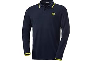 Chiemsee Herren Poloshirt Langarm, 100% Baumwolle, bequemes Polo mit lässigem Kragen, leichtes Langarmshirt, atmungsaktiv & luftdurchlässig, Gr. M-3XL