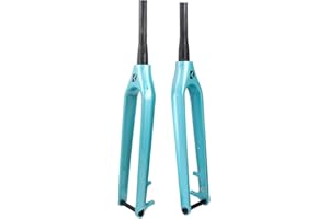 LYMFCFC Forcella Rigida in Fibra di Carbonio Forcella Rigida MTB 29 '' Tubo Conico 1-1/2 '' Assale Boost Freno a Disco 15X110 mm per Mountain Bike B,29in