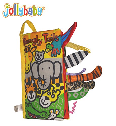 Jollybaby Cloth Books, Tails Book (Jungly Tails)