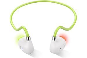 Ziquigoa Kids Open Ear Headphones Bluetooth 5.3 w/Mic Ear Headphone, 85dB Wireless Earbuds w/Colorful RGB Led, 20g Ultra-Light, IPX5 Waterproof, 12H Playtime Perfect for Travel Sports School Home