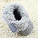 Etosell Newborn Crochet/Knit Fleece Boots Toddler Girl Wool Snow Crib Shoes Booties (M/6-12 Months, Grey)