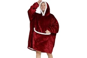 NLAND Poncho Mujer Invierno Mantas Sudadera Cuadros Cálida Capa Envoltura del Mantón De Gran Tamaño Sudadera con Capucha