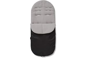 For Your Little One Footmuff/Cosy Toes Compatible with Ickle Bubba Stomp - Grey