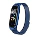 Produktbild Sixcup® Armband für Xiaomi Mi Band 4,Milanse Sportarmband Ersatz Metallarmband Edelstahl Mesh Gürtel Armband Ersatzarmbänder Ersatz Strap Fitness Armbänder Uhrenarmband (G)