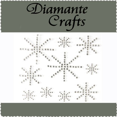 10 Clear Stars Diamante Vajazzle Rhinestone Gems - created exclusively for Diamante Crafts