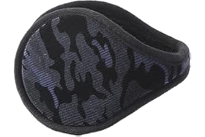 INSZKOOS Winter Ohrenschützer für Herren und Damen Klassische Fleece Warme Weiches Ohrwärmer Camo Muster Plüsch Ohrenklappen Unisex Winterzubehör für Outdoor Radfahren Laufen Skifahren Camping Bergsteigen