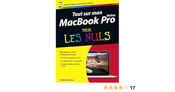 Amazon Fr Tout Sur Mon Macbook Pro Retina Pour Les Nuls Marchive Valery Livres