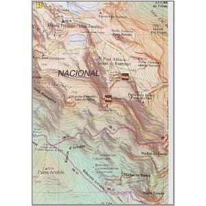 Mapa turistico de ordesa y monte perdido