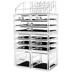 FOBUY Organisateur pour Maquillage Boîte de Rangement Cosmétiques (12 DRAWERS)
