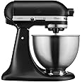 Kitchenaid 5K45SSBBM Classic 4.3L Tilt-Head Stand mixer K45 - Matt Black, 700046734