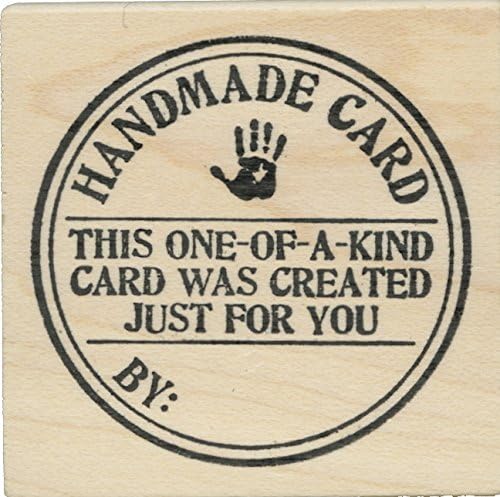Handmade Card Small Seal rubber stamp - Cats Life Press 1065 D