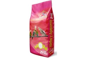 Faunamix Alimento Ninfas y Agapornis 25 kg.