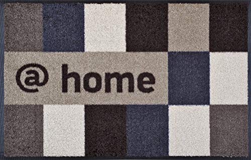 Wash+Dry - Alfombra @ Home Brownish 50x75, Marrón