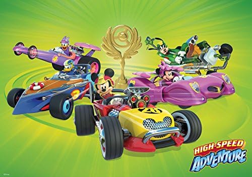 DekoShopDisney Photo Wallpaper Mural Non-Woven - AMD11876V4 Disney - Mickey and The Roadster Racers V4 (254cm. x 184cm.)
