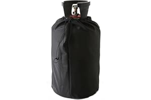 Syfunlv Couvercle de réservoir de Propane, Housse de Bouteille de gaz en Tissu Oxford ventilé, Housse de Protection, avec Tissu Oxford 210D - Résistant au feu, aux UV et aux intempéries, 21 x 59 cm