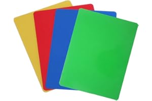 Milisten 4pcs Kids Plasticine Play Mats Clay Cutting Boards Handicraft Making Base Mats Colorful Base Sheets for Hobby Crafts (Mixed Color)