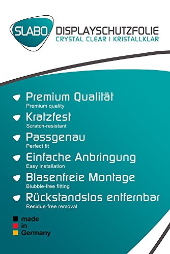 2 x Slabo Displayschutzfolie Medion Lifetab P10356 (MD 99632) Displayschutz Schutzfolie Folie „Crystal Clear“ unsichtbar MADE IN GERMANY - 4