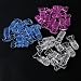 30 KAM Plastic Clips Mam Baby Pacifier Soother Holder Great Baby Gift T-shaped Plastic Badge Clips for making Dummy Clips Straps (Clear(10pcs)+Blue(10pcs)+Pink(10pcs))