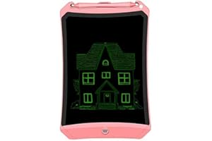 Woxter Smart Pad 90 Pink - Pizarra electrónica, Tableta de escritura de 9", Tonalidad Verde, Sensor de presión (10-200g), pila CR2016, Imanes para Nevera, color rosa