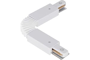 EDO, Système SEVA, connecteur flexible pour rail, connecteur flexible SEVA blanc blanc EDO777425