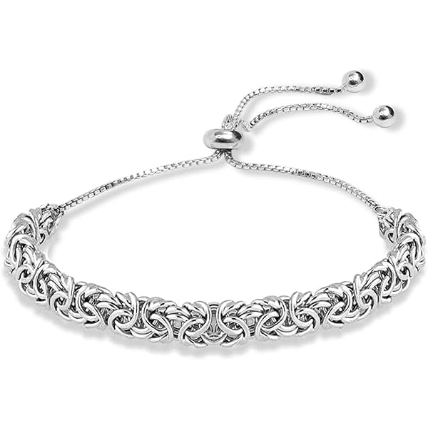 LeCalla Bracelet à breloques en argent sterling 925 massif