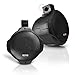 Produktbild Pyle Wasserdichte Lautsprecher 6.5-Zoll 200-Watt Zwei-Weg Wakeboard, Schwarz, PLMRB65