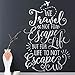 Produktbild Wandaufkleber Schlafzimmer Vinyl Peel and Stick Mural Wall Sticker Decals we travel not to escape life but for life to not escape us for living room