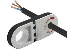 DONGNESI Cable Stripper Tool,Cable Stripper,Electrician Tools,Wire Stripper Tool,Stripper for Rotate one Circle,Cable and Copper Cable and Diameter 0.3-1.28 CM