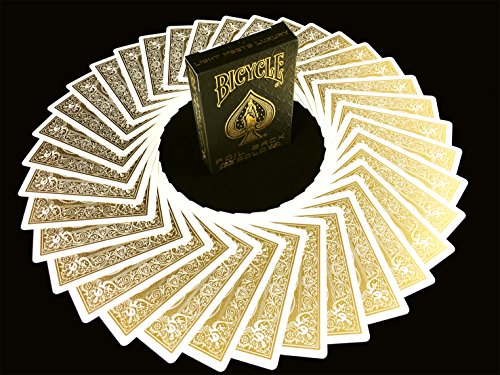 BICYCLE METALLUXE GOLD JUEGO DE CARTAS Baraja Limited Edition Cards By JOKARTE COLLECTORS Playing cards Golden Luxe