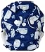 Piriuki Mini Newborn Reusable Cloth Diaper (Blue/ White)