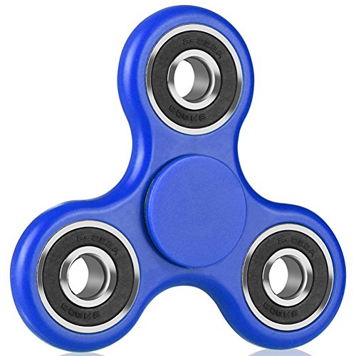 Fidget Spinner,Hand Toy Relieve ADHD Anxiety Reduce Stress Helps Focus (Blue)