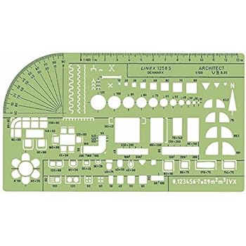 Male Human Figure Drawing Template Stencil 1:75 1:100 1:125 1:25 1:20 ...