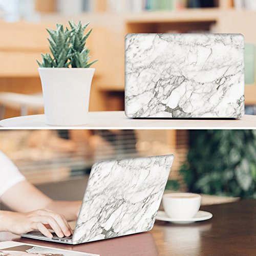 Fintie H  lle f  r MacBook Air 13 - Ultrad  nne Plastik Hartschale Schutzh  lle Snap Case f  r Apple MacBook Air 13 3 Zoll  A1466 A1369   Marmor Muste