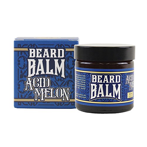HEY JOE - Beard Balm Nº3 ACID MELON 50ml | Balsamo para barba 50ml con ARGÁN, JOJOBA, COCO y manteca de KARITÉ. Aroma a MELÓN