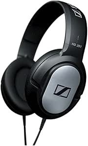 Sennheiser HD 201 Kopfh&ouml;rer (Kraftvoller Stereosound) schwarz