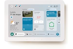 Amazon Echo Hub: cuadro de mandos de Hogar digital de 8“ con una interfaz rediseñada con personalizaciones y Alexa+, compatible con miles de dispositivos