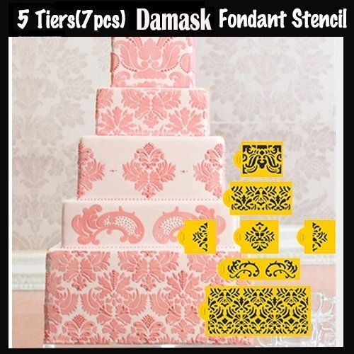 HULISEN 7 Kuchen Dekorieren Schablone Form Hochzeit Kuchen, Schablone - 7