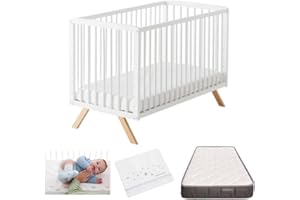 COOL · DREAMS - Cuna colecho Nuru + Kit colecho + Colchón HR + Sábanas de Cuna