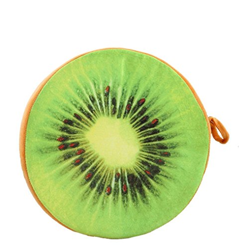 Hohe Simulations Frucht abnehmbar und waschbar Kissen Plüsch Kissen Sitzkissen (kiwi)