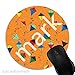 Produktbild Maus-Pad Orange Sommer Kite,7 inch rund Mouse-Pad mit rutschfester Unterlage Standard 1V2334